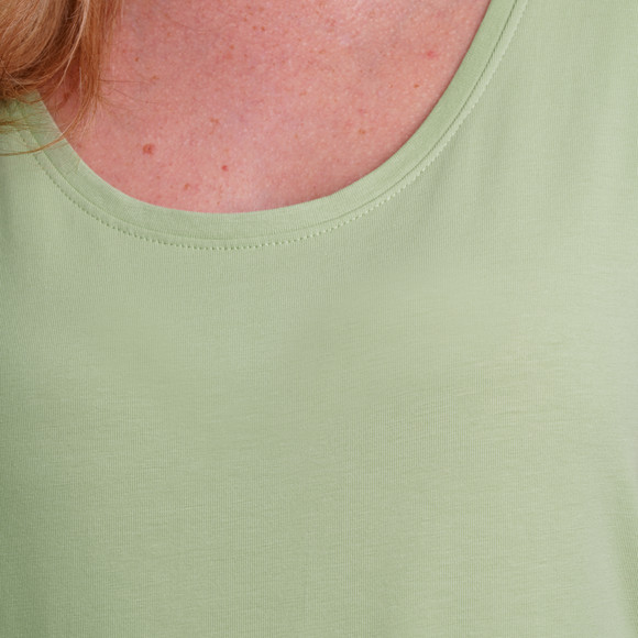 Damen Top in Unifarben