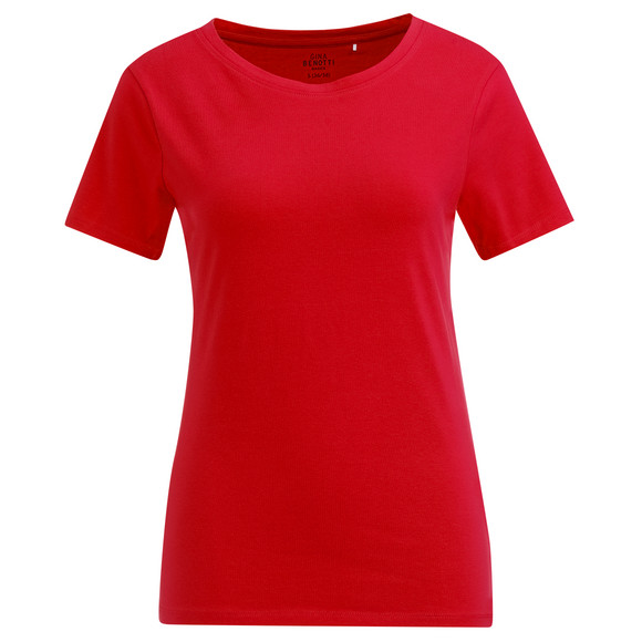 Damen T-Shirt mit Bio-Baumwolle rot