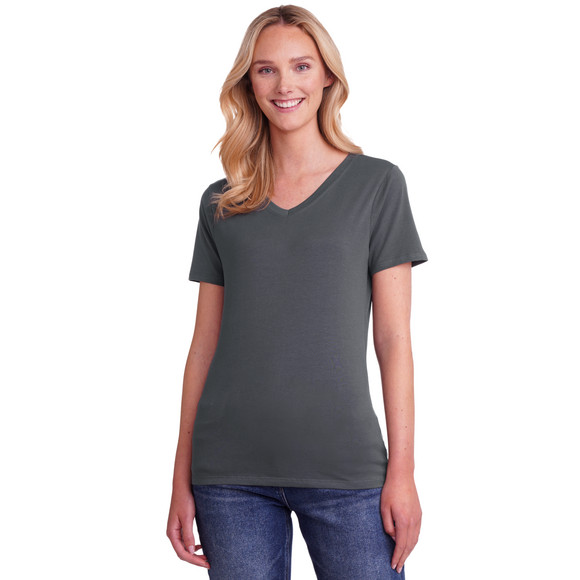 Damen T-Shirt mit V-Ausschnitt