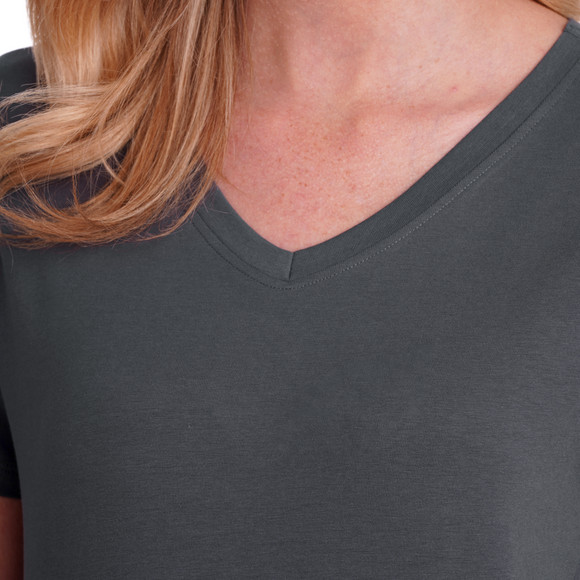 Damen T-Shirt mit V-Ausschnitt