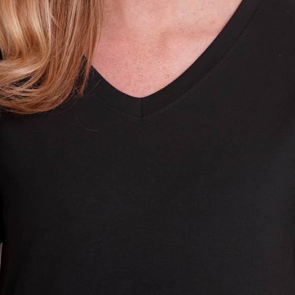 Damen T-Shirt mit V-Ausschnitt