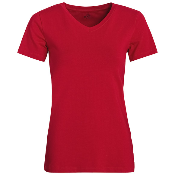 Damen T-Shirt mit V-Ausschnitt