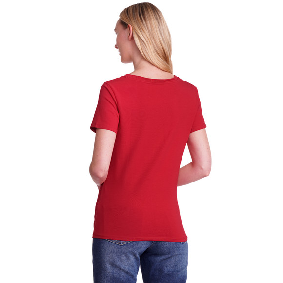 Damen T-Shirt mit V-Ausschnitt