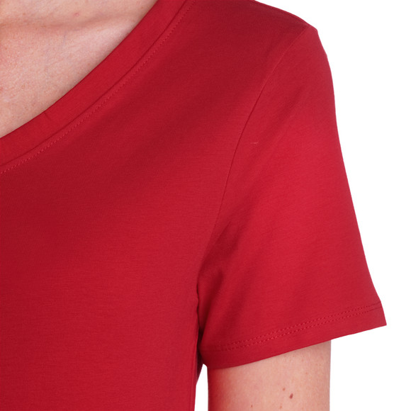 Damen T-Shirt mit V-Ausschnitt