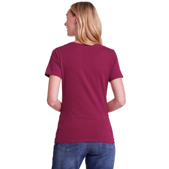 Damen T-Shirt mit V-Ausschnitt