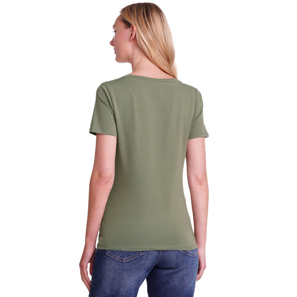 Damen T-Shirt mit V-Ausschnitt