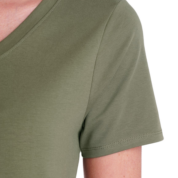 Damen T-Shirt mit V-Ausschnitt