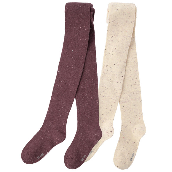 2 meisjesmaillots met slordig garen