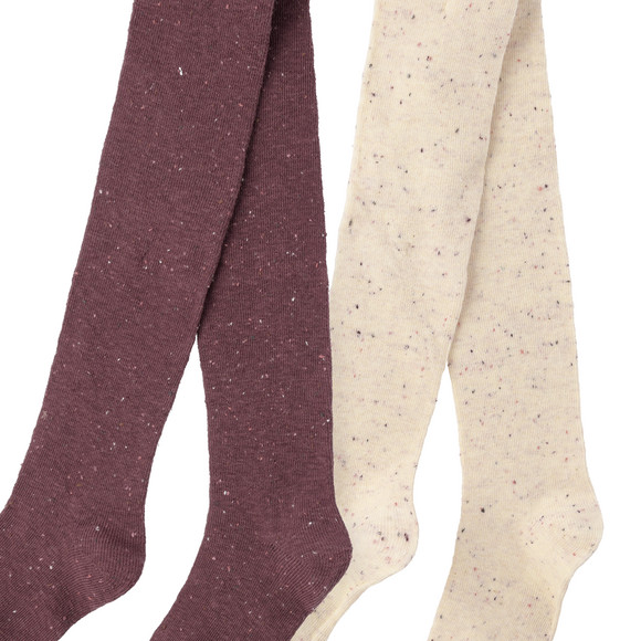 2 meisjesmaillots met slordig garen