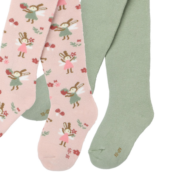 2 badstof meisjesmaillots in een set