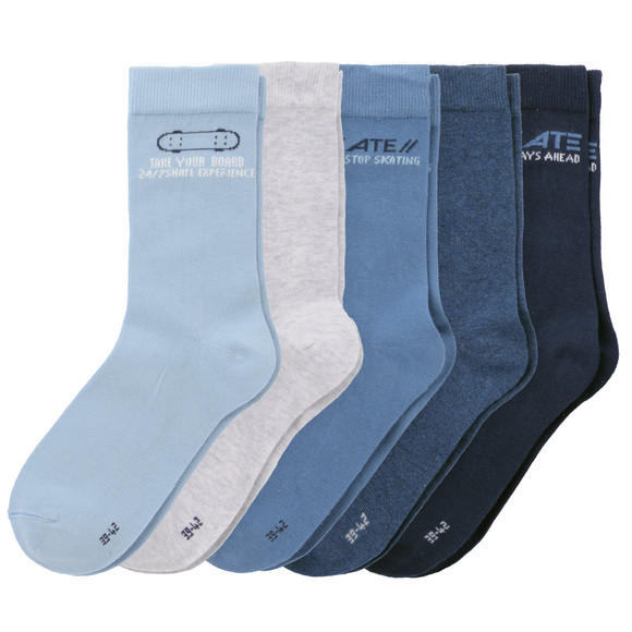 5 Paar Jungen Socken mit Bio-Baumwolle