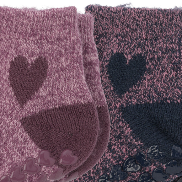 2 Paar Mädchen Stoppersocken super soft