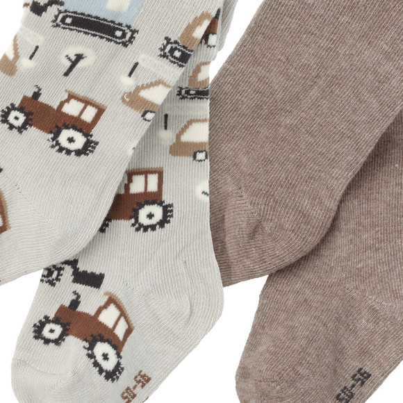 2 Baby Strumpfhosen mit Bio-Baumwolle