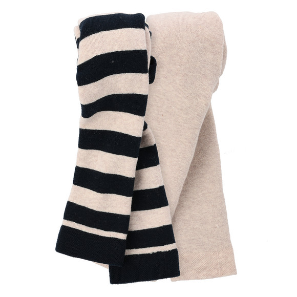 2 baby leggings van biologisch katoen