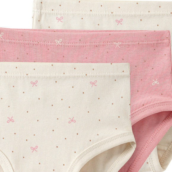 3 meisjesslips in verschillende designs