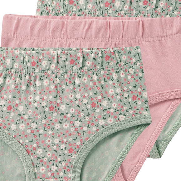 3 meisjesslips in luierpasvorm