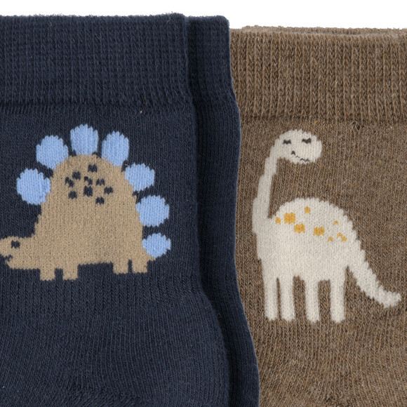 2 paar kruipsokken voor baby's