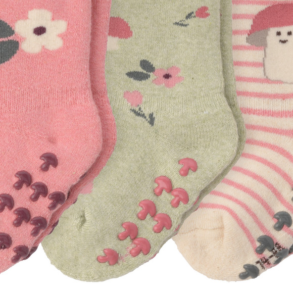 3 paar baby stopper sokken badstof