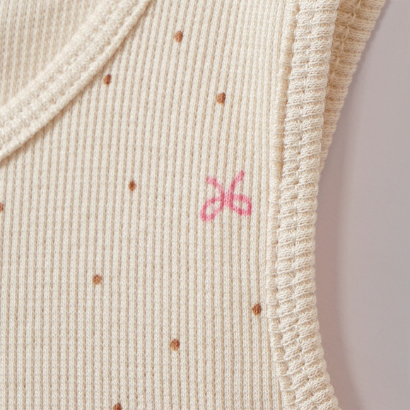 2 babyvestjes van biologisch katoen