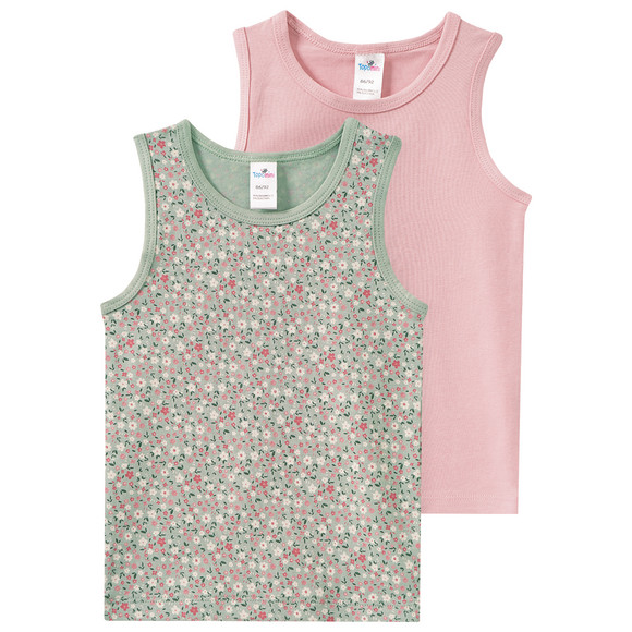 2 Meisjes vesten in een dubbele verpakking