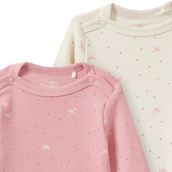 2 Baby Bodys mit Bio-Baumwolle