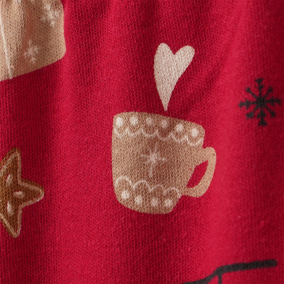 Kerstpyjama voor baby's met all-over print