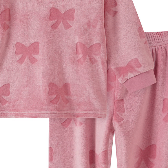 Baby nicki pyjama met strikjespatroon