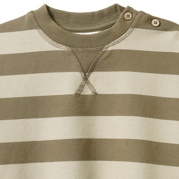 Babysweatshirt van biologisch katoen