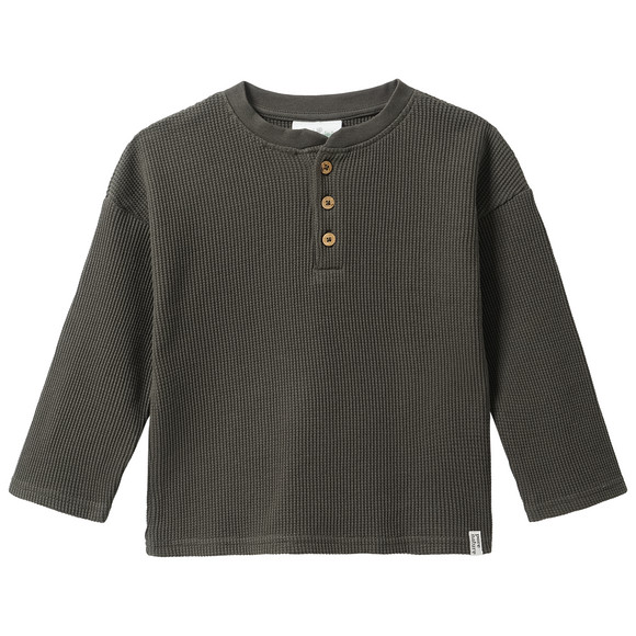 2 babyhemden met lange mouwen in wafelpiqué