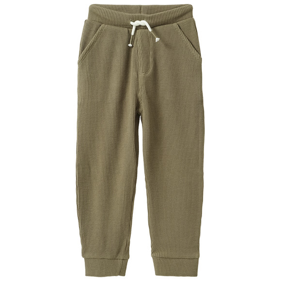 2 Baby Jogginghosen aus Waffel-Piqué