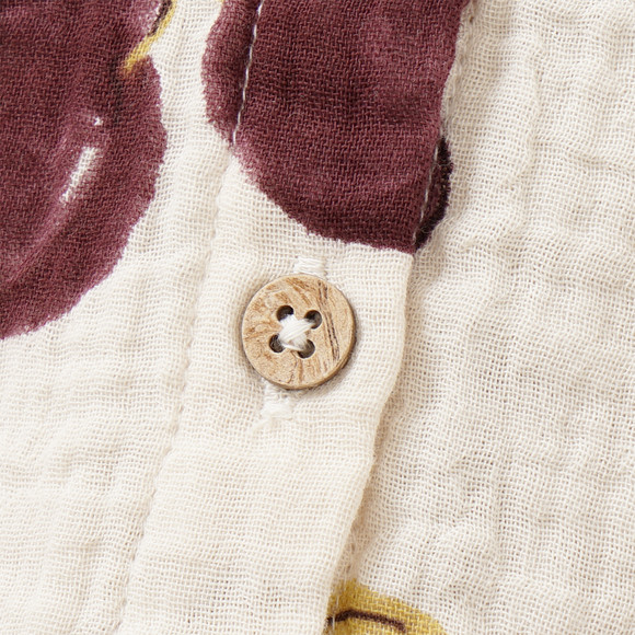 Baby mousseline jurk met biologisch katoen