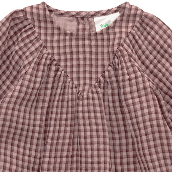 Baby mousseline jurk met biologisch katoen