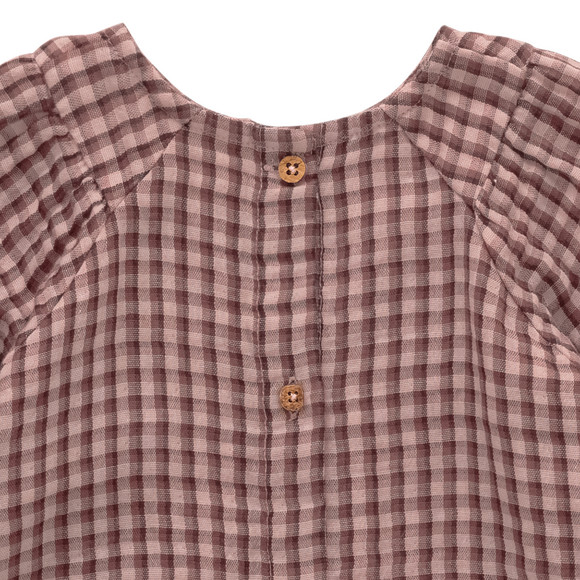 Baby mousseline jurk met biologisch katoen