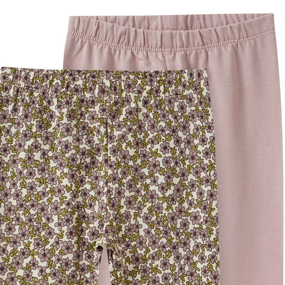 2 baby leggings met biologisch katoen