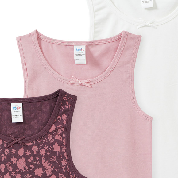 3 Meisjes vesten met biologisch katoen