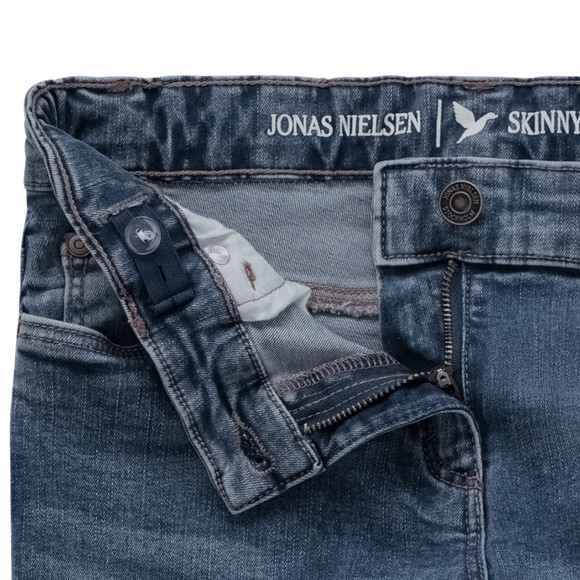 Mädchen Skinny-Jeans mit Used-Waschung