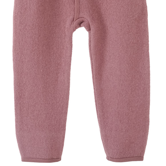 Wollen babyoverall met omgeslagen boorden