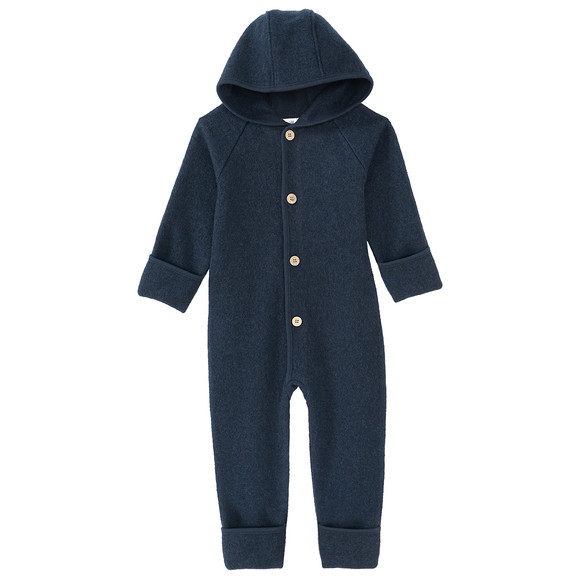 Wollen babyoverall met omgeslagen boorden