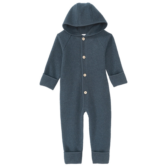 Wollen babyoverall met omgeslagen boorden