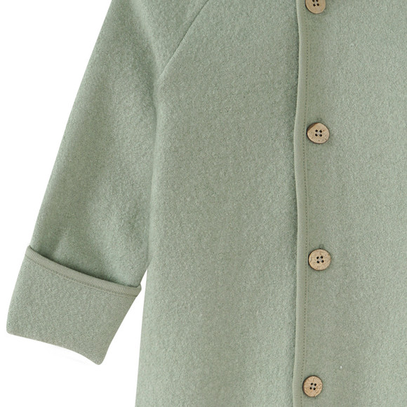 Wollen babyoverall met omgeslagen boorden