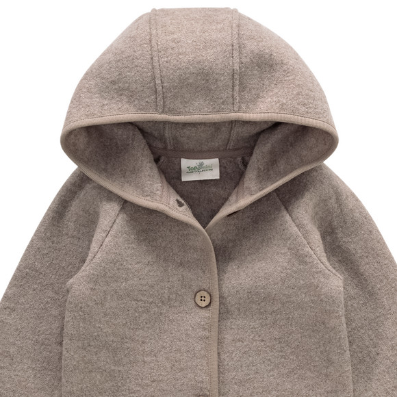 Wollen babyoverall met omgeslagen boorden