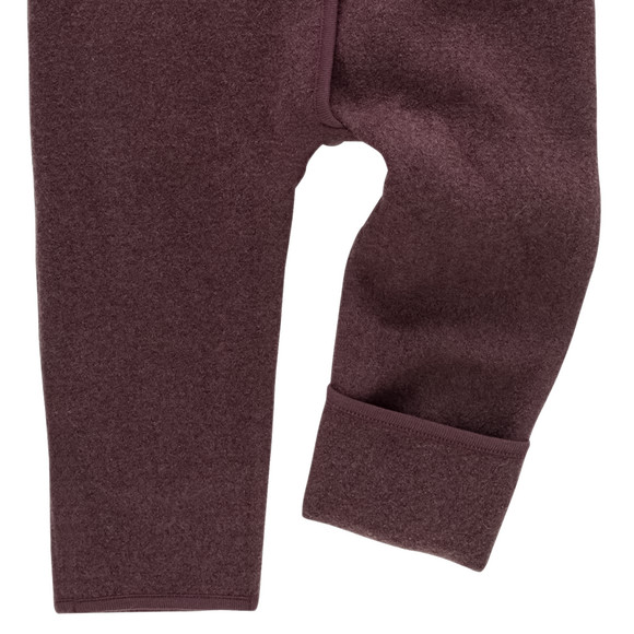 Wollen babyoverall met omgeslagen boorden