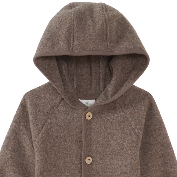 Wollen babyoverall met omgeslagen boorden