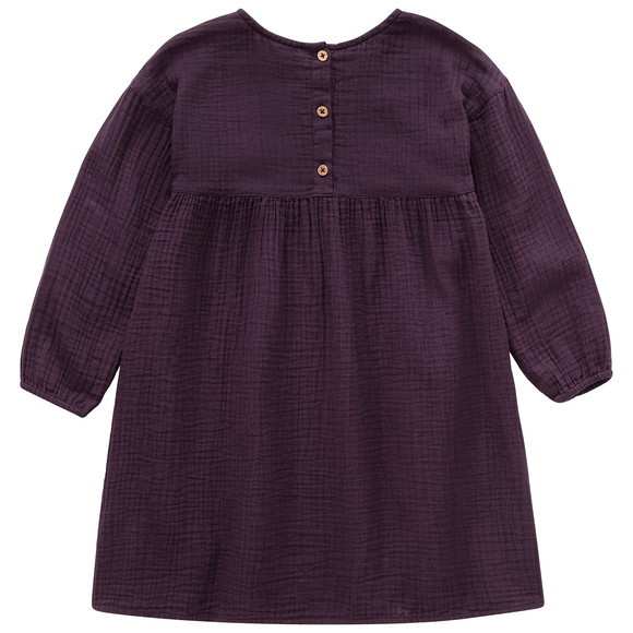 Mousseline meisjesjurk van biologisch katoen