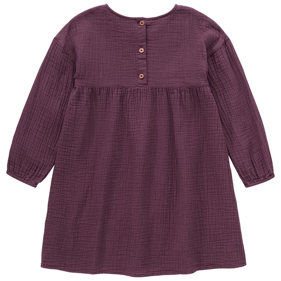 Mousseline meisjesjurk van biologisch katoen