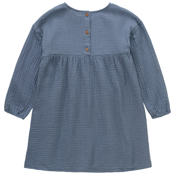 Mousseline meisjesjurk van biologisch katoen