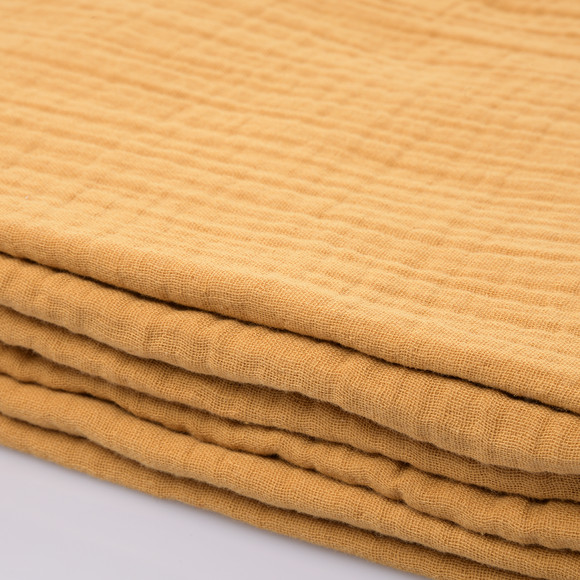 Musselin-Decke in Unifarben