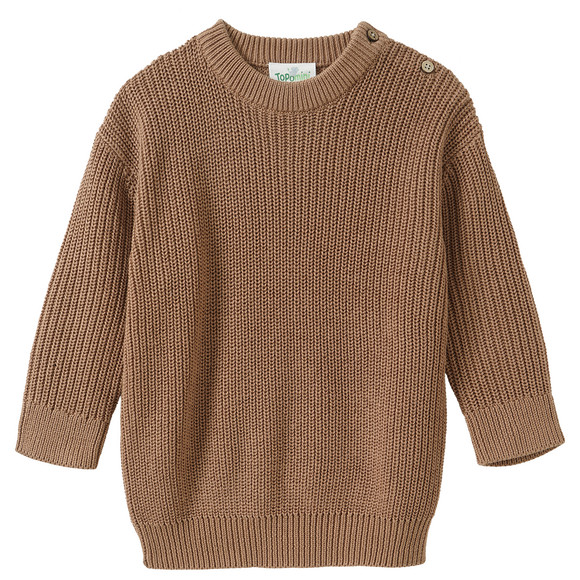 Baby Strickpullover aus Bio-Baumwolle