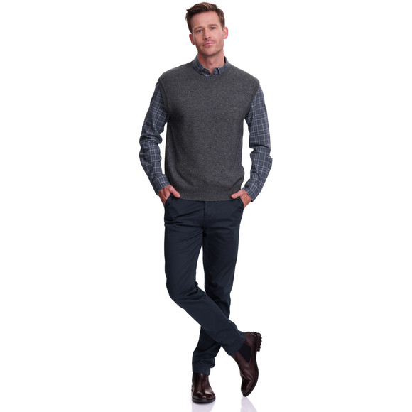 Herren Strickpullunder mit Woll-Anteil