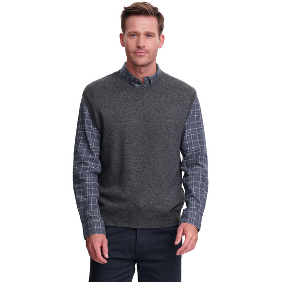 Herren Strickpullunder mit Woll-Anteil